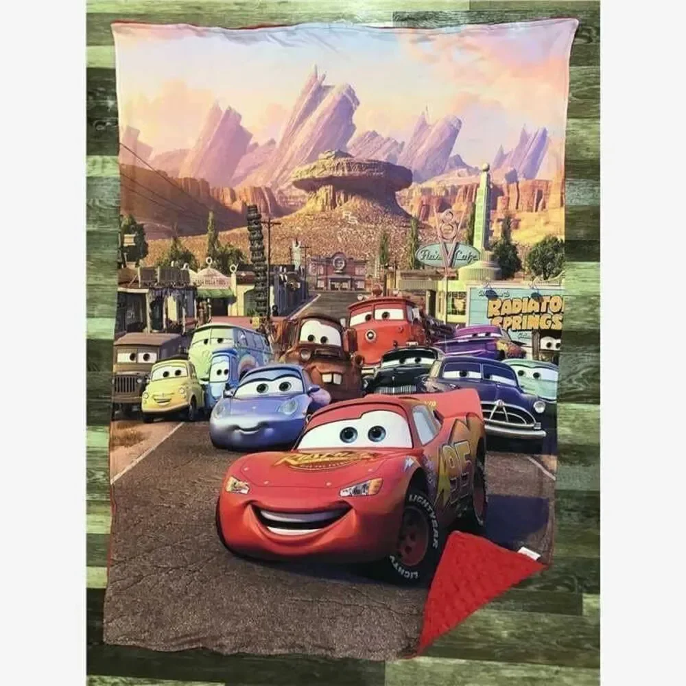 Cars Minky Blanket with Red Interior‎